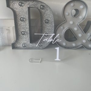 Event Table Numbers